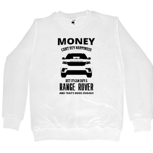 Свитшот Премиум Мужской - Money cant buy happieness Range Rover - Mfest