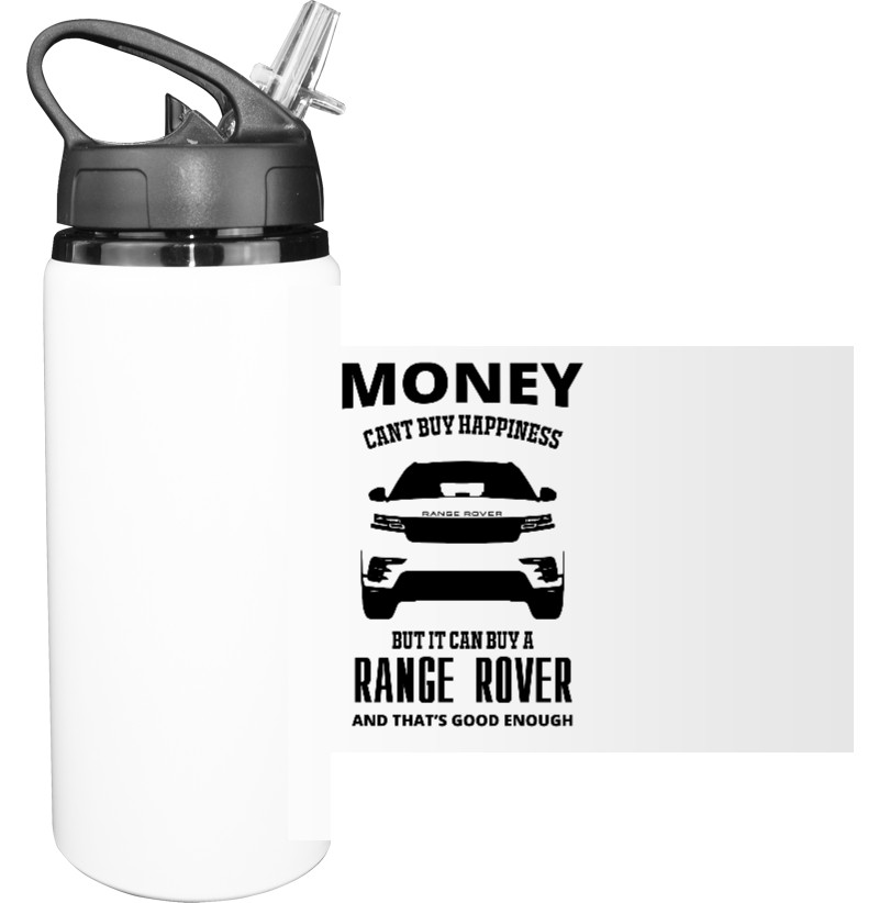 Sport Water Bottle - Money cant buy happieness Range Rover - Mfest