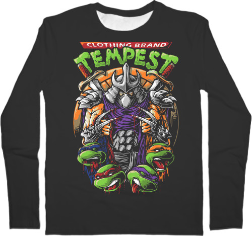 Kids' Longsleeve Shirt 3D - Teenage Mutant Hero Turtles 10 - Mfest