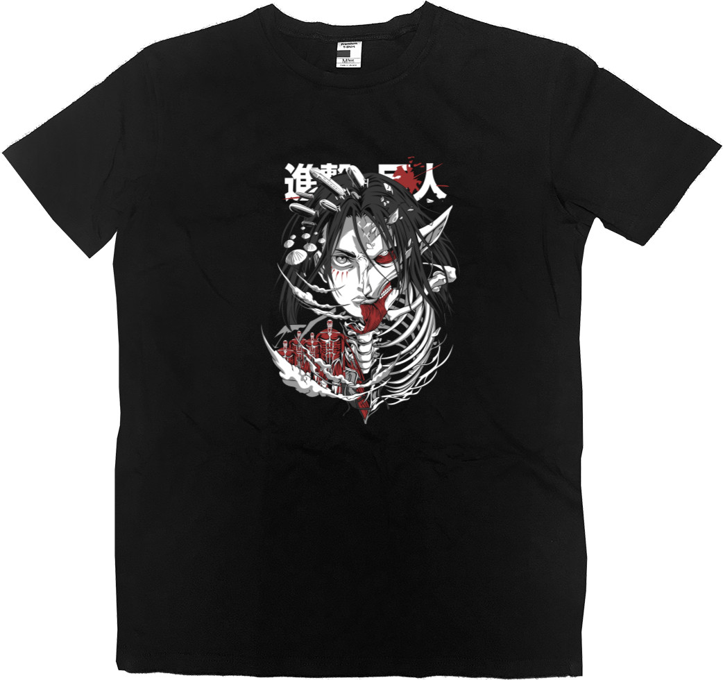 Men’s Premium T-Shirt - Eren Yeager Attack on Titan - Mfest