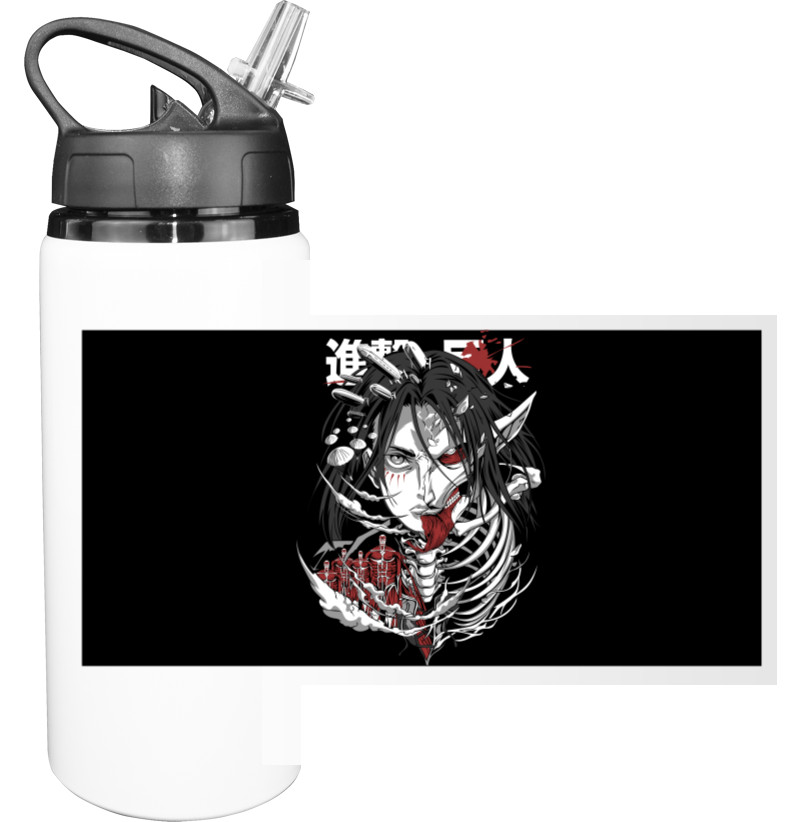 Sport Water Bottle - Eren Yeager Attack on Titan - Mfest