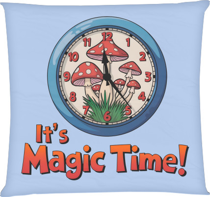 Square Throw Pillow - Magic Time! - Mfest