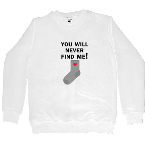 Men’s Premium Sweatshirt - Never find! - Mfest