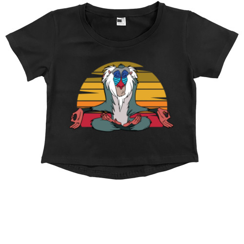 Kids' Premium Cropped T-Shirt - Rafiki The Lion King - Mfest