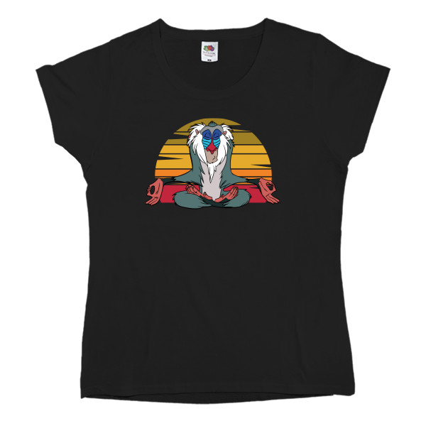 Women's T-shirt Fruit of the loom - Rafiki The Lion King - Mfest