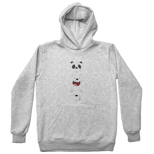 Unisex Hoodie - Grizzly Panda and Northern Bear - Mfest