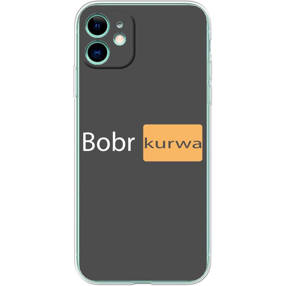 Чехол iPhone - Bobr Kurwa - Mfest