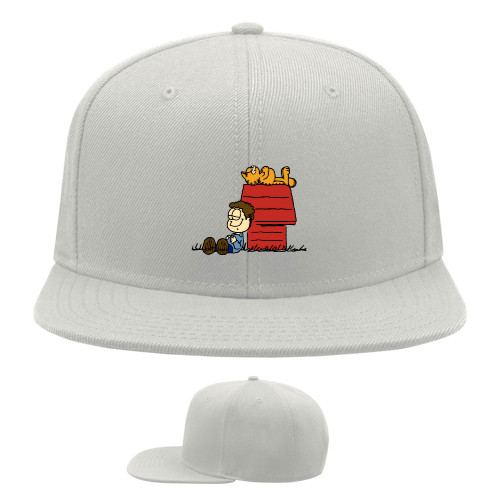 Snapback Baseball Cap - Garfield And Jon - Mfest