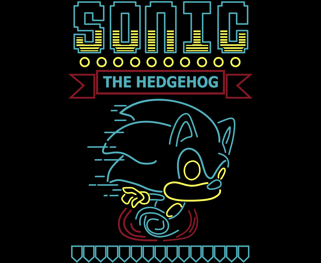 Mouse Pad - Sonic the hedgenog - Mfest