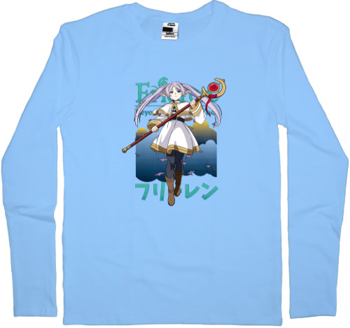 Men's Longsleeve Shirt - Frieren anime Seeing off Friren on her last journey - Mfest