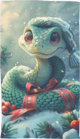 Towel 3D - New Year's snake - Mfest