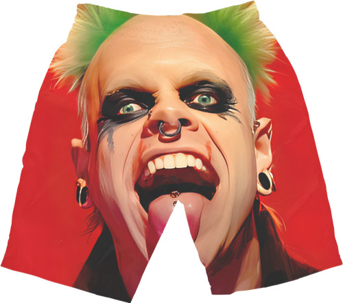 Kids' Shorts 3D - Keith Flint - Mfest