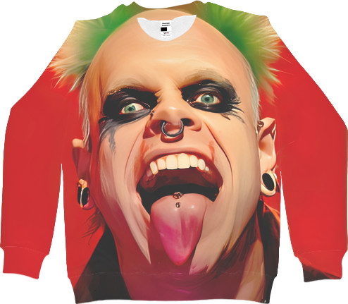 Kids' Sweatshirt 3D - Keith Flint - Mfest