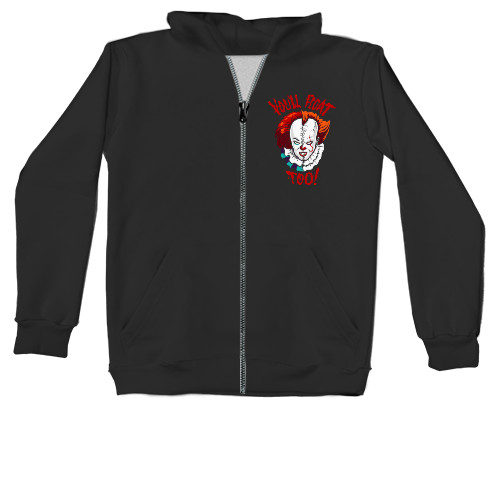 Unisex Zip-through Hoodie - Pennywise  - Mfest