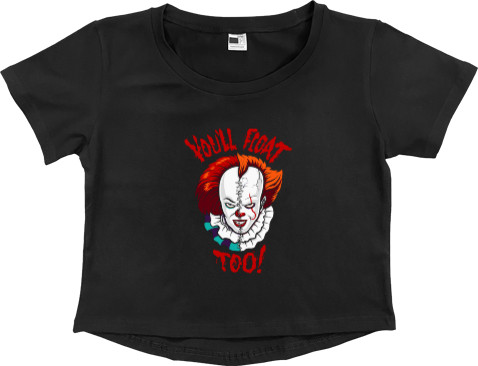 Women's Cropped Premium T-Shirt - Pennywise  - Mfest