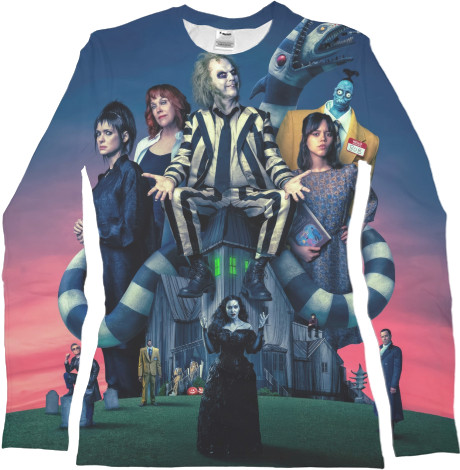 Women's Longsleeve Shirt 3D - Beetlejuice - Mfest