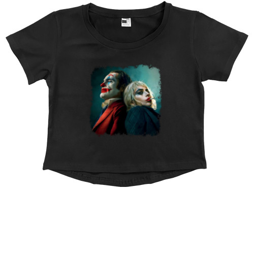 Kids' Premium Cropped T-Shirt - Joker Madness for two - Mfest