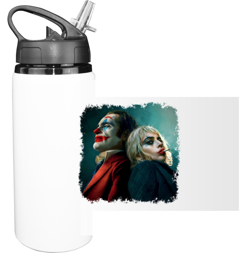 Sport Water Bottle - Joker Madness for two - Mfest