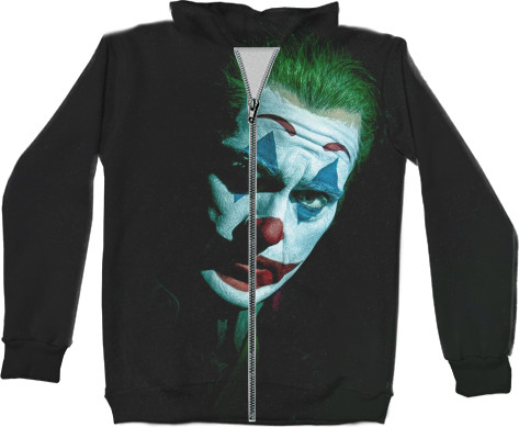 Unisex Zip-through Hoodie 3D - Joaquin Phoenix Lady Gaga - Mfest