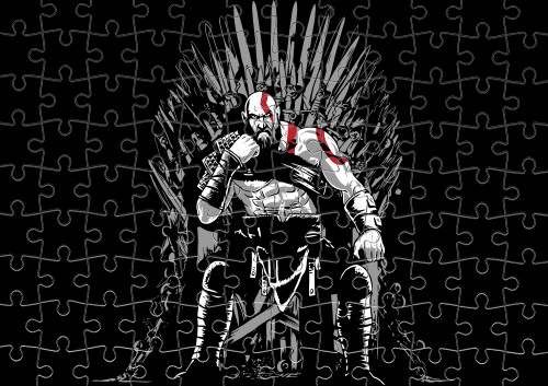 Puzzle - Kratos on the throne - Mfest