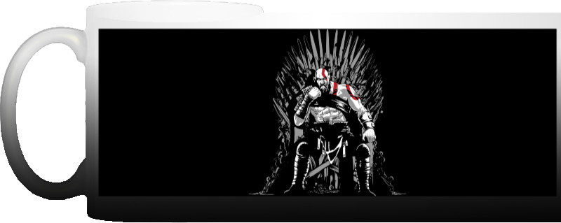 Magic Mug - Kratos on the throne - Mfest