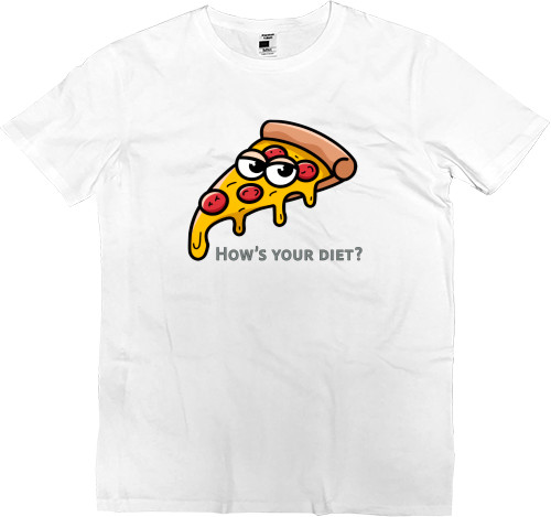 Men’s Premium T-Shirt - How's your diet? - Mfest