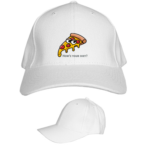 Kids' Baseball Cap 6-panel - How's your diet? - Mfest