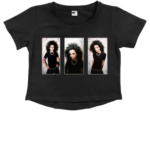 Kids' Premium Cropped T-Shirt - Bill Kaulitz - Mfest