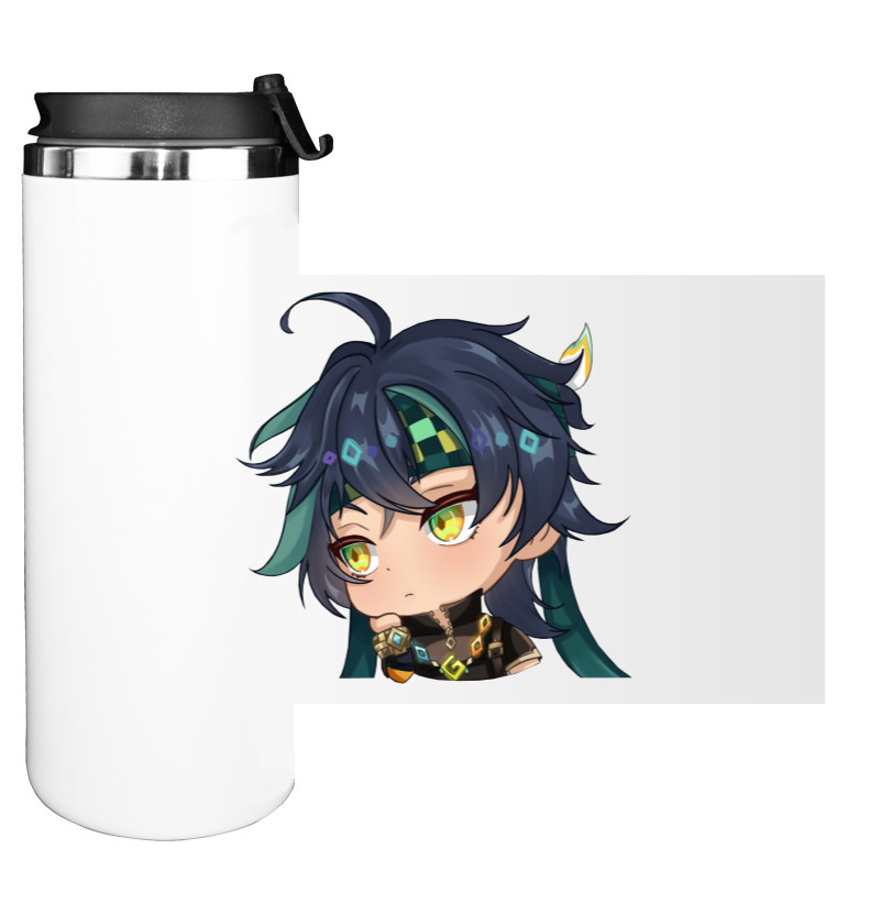 Water Bottle on Tumbler - Genshin impact Kinich 4 - Mfest