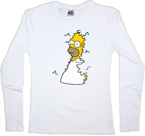 Women's Longsleeve Shirt - Homer Simpson - Mfest