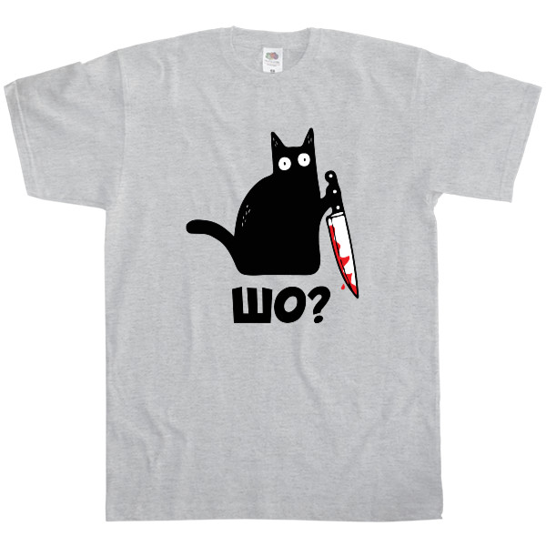 Cat with knife