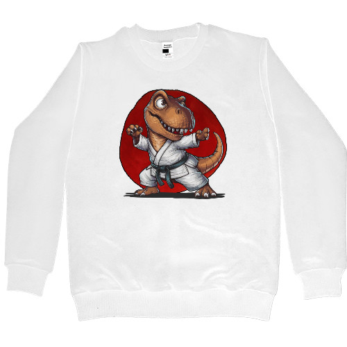 Women's Premium Sweatshirt - Karate Dino - Mfest