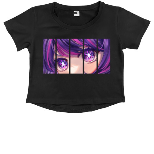 Kids' Premium Cropped T-Shirt - Oshi no ko 3 - Mfest