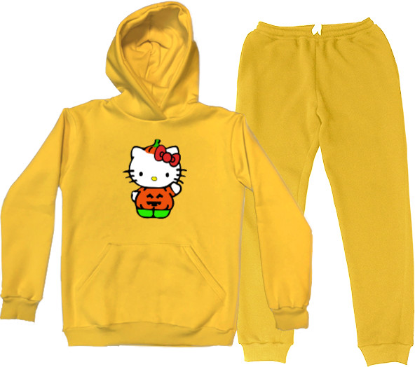 Sports suit for women -  Pumpkin Kitty - Mfest