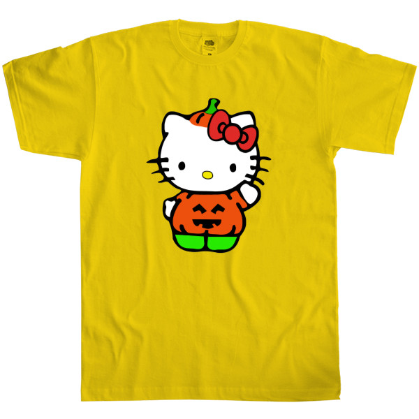 Kids' T-Shirt Fruit of the loom -  Pumpkin Kitty - Mfest