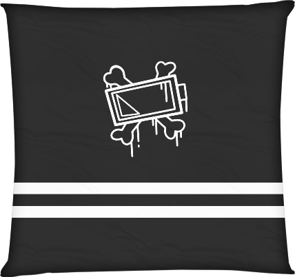 Square Throw Pillow -  Uzi jacket - Mfest