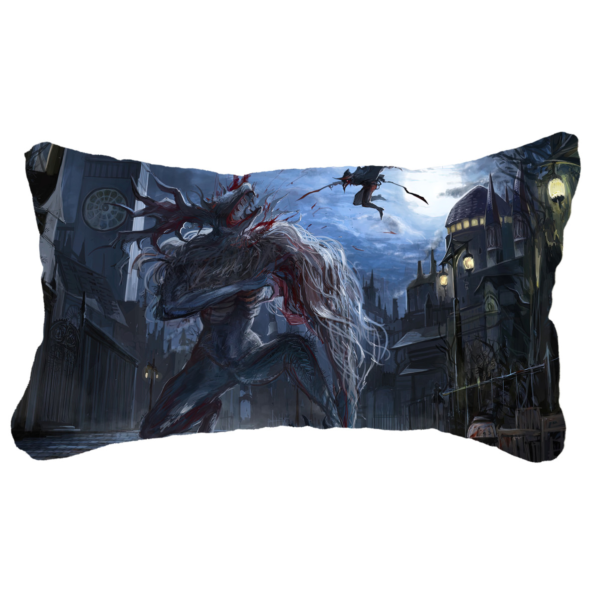 Car pillow -  Bloodborne art - Mfest