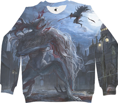 Women's Sweatshirt 3D -  Bloodborne art - Mfest