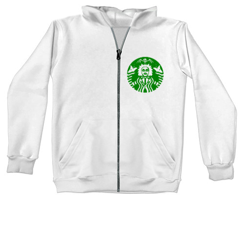 Kids' Zip-through Hoodie - Beetlejuice Starbucks - Mfest