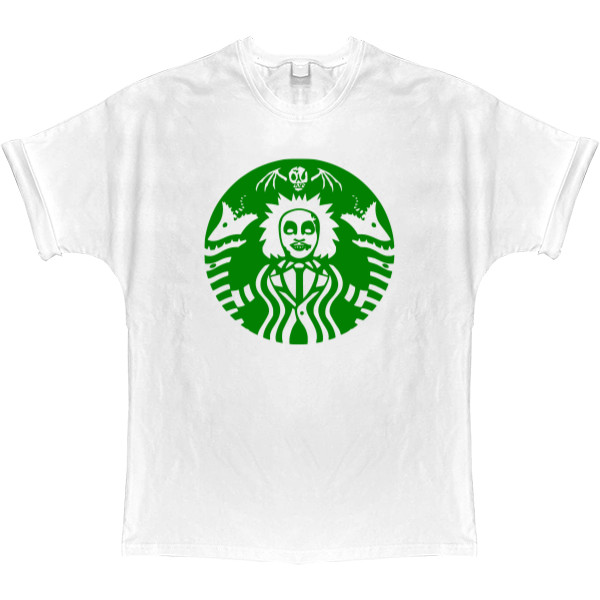 T-shirt Oversize - Beetlejuice Starbucks - Mfest