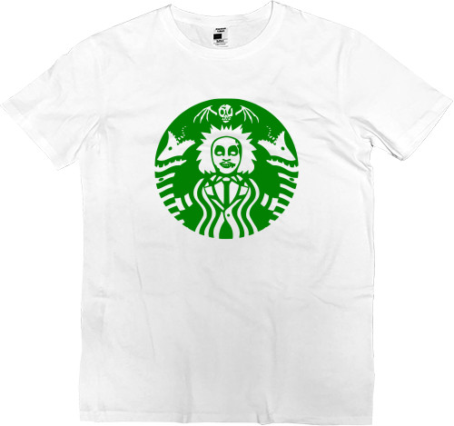 Men’s Premium T-Shirt - Beetlejuice Starbucks - Mfest