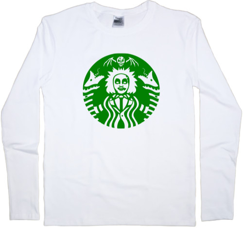 Men's Longsleeve Shirt - Beetlejuice Starbucks - Mfest