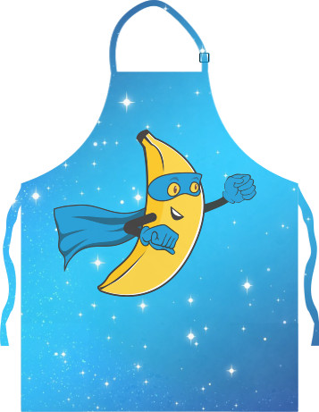 Light Apron - Superhero Banana - Mfest