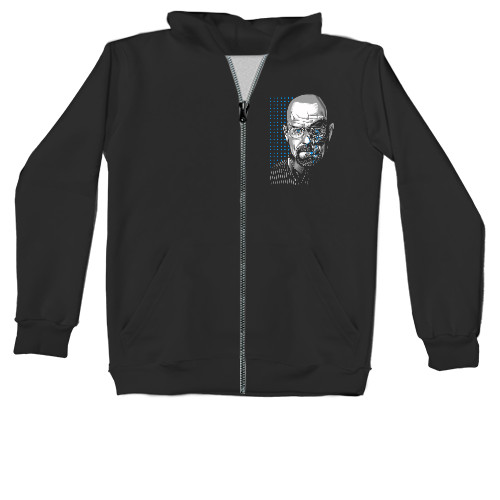 Unisex Zip-through Hoodie -  Walter  White - Mfest