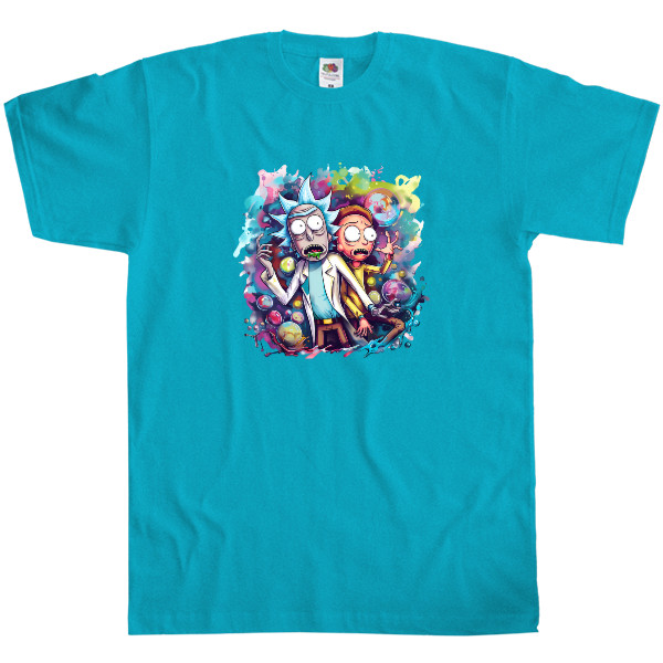 Рик и Морти - T-shirt Classic Men's Fruit of the loom - Rick and Morty 25 - Mfest