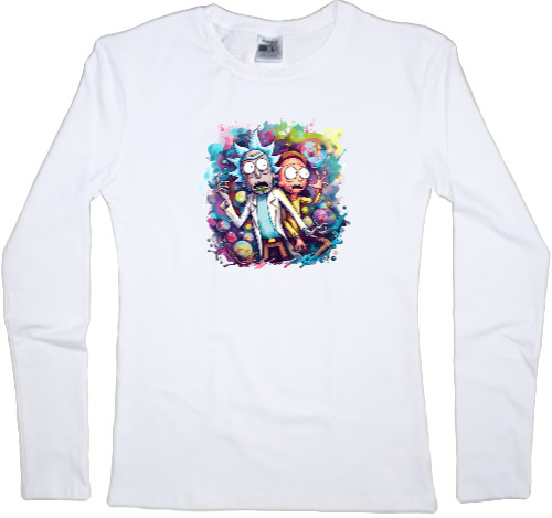 Women's Longsleeve Shirt - Rick and Morty 25 - Mfest