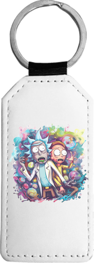 Rectangular Keychain - Rick and Morty 25 - Mfest