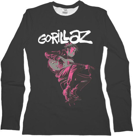 Women's Longsleeve Shirt 3D - Gorillaz - Mfest