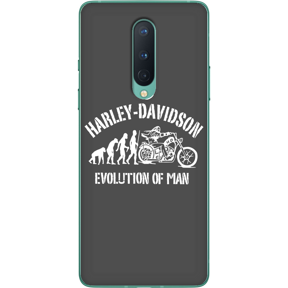 Чехол OnePlus - Harley davidson evolution - Mfest