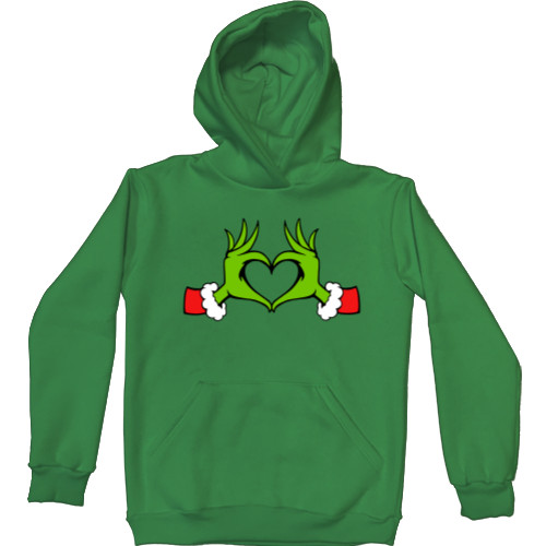 Kids' Premium Hoodie -  Grinch heart - Mfest